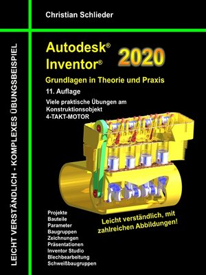 cover image of Autodesk Inventor 2020--Grundlagen in Theorie und Praxis